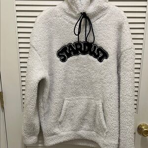 SHEIN White Womens Fleece Hood